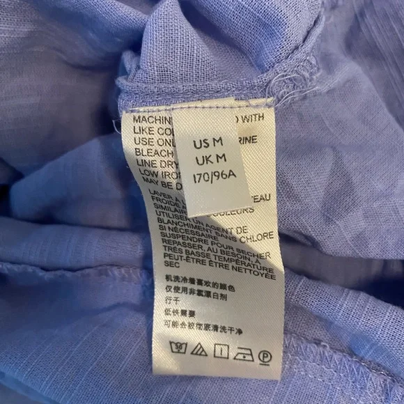 Free People Lavender Button-Up Blouse - Picture 7 of 10